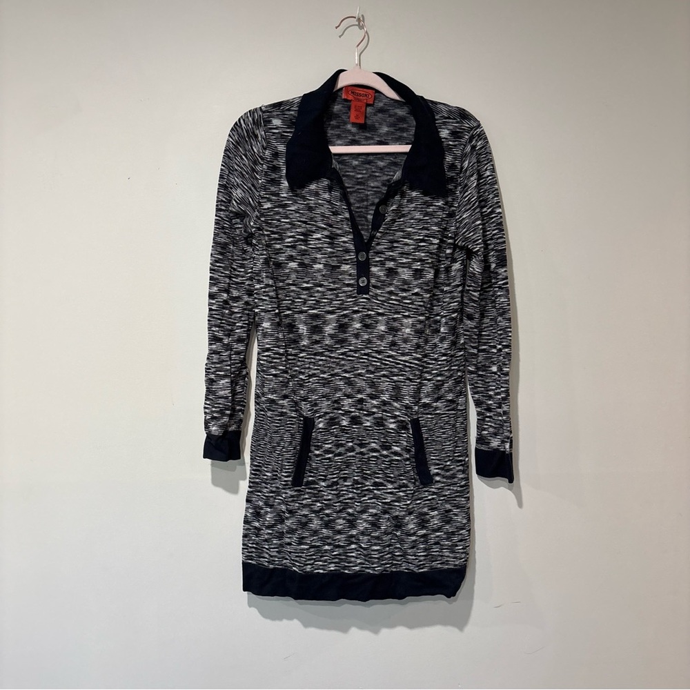 Missoni Black and white Long Sleeve knit Dress